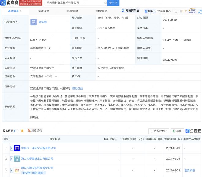 浩淼科技携手成立安全技术公司，布局AI业务新蓝图